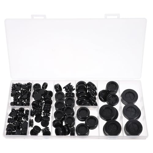 ABOOFAN 170 Stück Teiliges Gummitüllen Sortiment aus Flexiblem Hitze UV beständigem Material Kabeldurchführung und Dichtungsringe für Auto Elektroinstallation Pumpen und Kabelschutz ABOOFAN 170 Stück Teiliges Gummitüllen Sortiment aus Flexiblem Hitze UV beständigem Material Kabeldurchführung und Dichtungsringe für Auto Elektroinstallation Pumpen und Kabelschutz von ABOOFAN