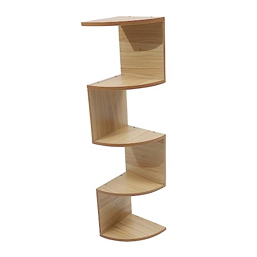 ABOOFAN 5-Lagiges Wandregal aus Holz Kreatives Bücherregal für Schlafzimmer und Wohnzimmer Wandmontage Druckfest in Walnussfarbe Vielseitig Einsetzbar ABOOFAN 5-Lagiges Wandregal aus Holz Kreatives Bücherregal für Schlafzimmer und Wohnzimmer Wandmontage Druckfest in Walnussfarbe Vielseitig Einsetzbar von ABOOFAN