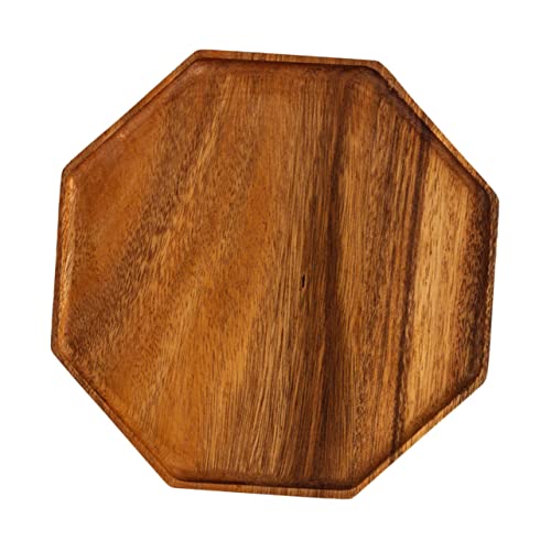 ABOOFAN Lebensmittel Lagerung Container Snack Tablett Holz Material Tischplatte Snack Tablett Handwerkskunst von ABOOFAN