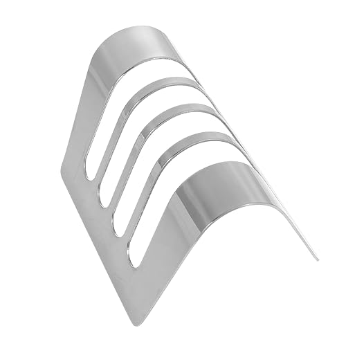 ABOOFAN 1stück Brotscheibenständer Für Toast Und Gebäck Praktischer Food Serving Rack Für Buffets Hochzeiten Partys Und Kühlt Und Präsentiert Scheiben Brot Silber von ABOOFAN