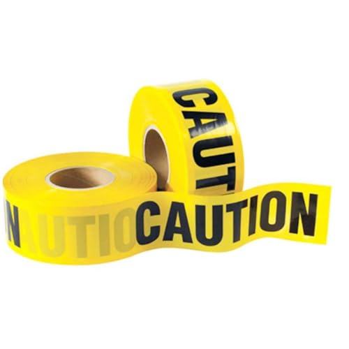 ABOOFAN 2 Rollen PE Warnband Wetterfestes Absperrband mit Schwarzer Caution Warnung Reißfestes Sicherheitsband für Baustellen Verkehrsabsicherung und Gefahrenbereiche Gelb Schwarz ABOOFAN 2 Rollen PE Warnband Wetterfestes Absperrband mit Schwarzer Caution Warnung Reißfestes Sicherheitsband für Baustellen Verkehrsabsicherung und Gefahrenbereiche Gelb Schwarz von ABOOFAN