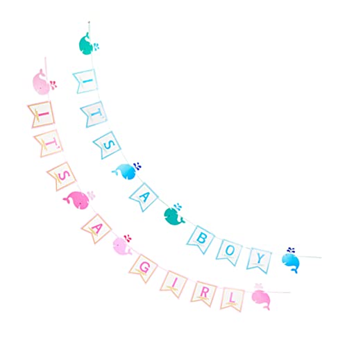 ABOOFAN 2 Sätze It's A Girl It's A Boy Banner Teiliges Geschlechtsverkündung Deko für Babyparty Witzige Raumdekoration und Fotohintergrund für Unvergessliche Feiern ABOOFAN 2 Sätze It's A Girl It's A Boy Banner Teiliges Geschlechtsverkündung Deko für Babyparty Witzige Raumdekoration und Fotohintergrund für Unvergessliche Feiern von ABOOFAN