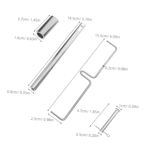 ABOOFAN 2 Sätze Zubehör für Popcornmaschinen Ersatzstab aus Metall Popcorn-Mixer-Aufsatz Popcorn-Maker-Stab Metallrührstange Ersatz-Rührstab für Popcornmaschine Maismischer Eisen Silber ABOOFAN 2 Sätze Zubehör für Popcornmaschinen Ersatzstab aus Metall Popcorn-Mixer-Aufsatz Popcorn-Maker-Stab Metallrührstange Ersatz-Rührstab für Popcornmaschine Maismischer Eisen Silber von ABOOFAN