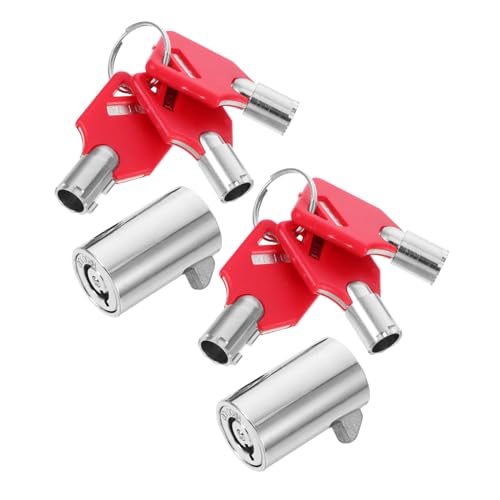 ABOOFAN 2 Satz Vending Machine Lock Set mit Gleichschließendem Zylinderschloss Set für Getränke Snack und Süßigkeitenautomaten Einfache Installation Diebstahlschutz und Anwendung ABOOFAN 2 Satz Vending Machine Lock Set mit Gleichschließendem Zylinderschloss Set für Getränke Snack und Süßigkeitenautomaten Einfache Installation Diebstahlschutz und Anwendung von ABOOFAN