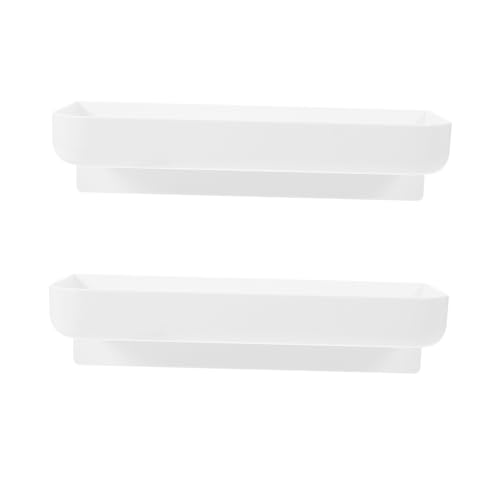 ABOOFAN Wandregal, 2 Stück, für Toilette und Küche, ohne Bohren, Regal für Badezimmer, Küche und Schlafzimmer, moderne Farben von ABOOFAN