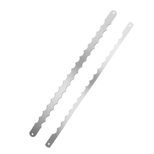 ABOOFAN 2 Stk Brotschneidesäge Klinge Sauerteigschneider Bogenbrotmesser Sauerteigbrotschneider Brotbogenmesser Aus Holz Für Brotschüsselmesser Brotmesser Aus Holz Silver Rostfreier Stahl von ABOOFAN