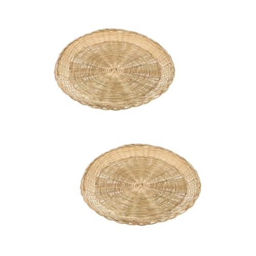 ABOOFAN 2 Stk Dessertteller Mehrzweck-aufbewahrungsplatte Snackbehälter Kleinigkeiten-organizer Geflochtene Schale Vorspeisentablett Cupcake-display- Kuchenplatte Weben Khaki ABOOFAN 2 Stk Dessertteller Mehrzweck-aufbewahrungsplatte Snackbehälter Kleinigkeiten-organizer Geflochtene Schale Vorspeisentablett Cupcake-display- Kuchenplatte Weben Khaki von ABOOFAN