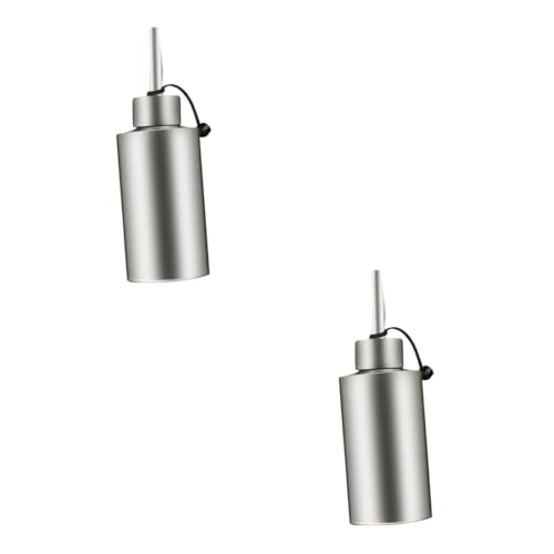 ABOOFAN 2 Stk Öltopf aus Edelstahl Speiseölbehälter Dekanter für Olivenöl Essigflasche glasflasche Gewürzöler Kochöler staubdicht Gewürz Flasche Metall Ölinjektor Lecythus Rostfreier Stahl ABOOFAN 2 Stk Öltopf aus Edelstahl Speiseölbehälter Dekanter für Olivenöl Essigflasche glasflasche Gewürzöler Kochöler staubdicht Gewürz Flasche Metall Ölinjektor Lecythus Rostfreier Stahl von ABOOFAN