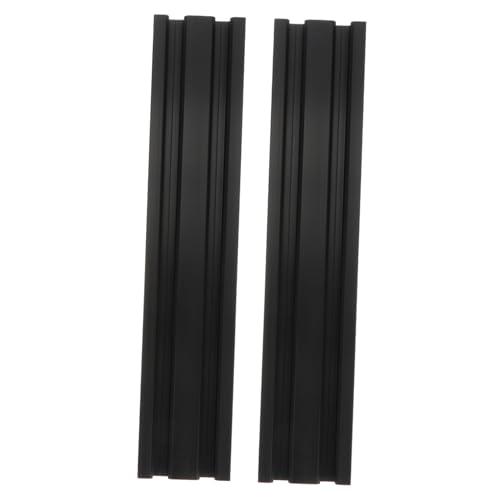 ABOOFAN 2 Stück Aluminiumprofil Schwarz Eloxiert Linearführung Drucker Cnc Maschinen Stabile Rahmenstruktur Cnc eckhalterungen von ABOOFAN