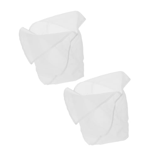 ABOOFAN 2 Stück Beutel mit gedämpftem Reis Netzreisserviette Sushi-Reis-Kochserviette Seihtuch zum Abseihen Herdnetzauskleidung Dampfgarzubehör Dampferliner Herdmatte Käsetücher Nylon Weiß von ABOOFAN