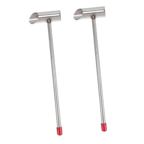 ABOOFAN 2 Stück Edelstahl Zuckerwattenlöffel Langer Griff Robust Langlebig für Professionelle Zuckerwattenmaschinen Vielseitig Kompatibel Einfache Reinigung Präzise Zuckerdosierung für von ABOOFAN