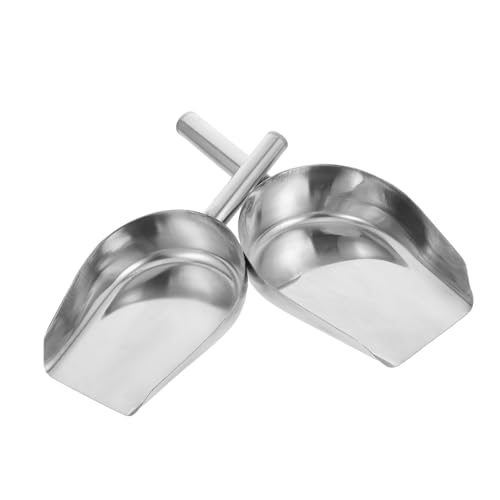ABOOFAN 2 Stück Eisschaufel Mehlschaufel Multifunktionale Küchenhelfer für Eiswürfel Mehl und Lebensmittel Robuste Langlebige Schaufeln für Haushalt und Gastronomie von ABOOFAN