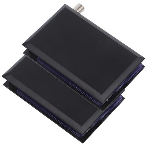 ABOOFAN 2 Stück Frameless Glastür Scharniere Robuste Pivot ohne Bohren Schwarz Geeignet für Glastüren mit Vorgebohrten Löchern für Sichere und Stabile Türöffnungen ABOOFAN 2 Stück Frameless Glastür Scharniere Robuste Pivot ohne Bohren Schwarz Geeignet für Glastüren mit Vorgebohrten Löchern für Sichere und Stabile Türöffnungen von ABOOFAN