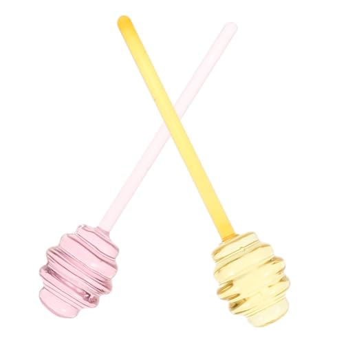 ABOOFAN 2 Stück Honiglöffel Wiederverwendbare Honigdipper Sticks und Gelb Vielseitig für Honig Sirup Marmelade Robustes zum Rühren und Servieren ABOOFAN 2 Stück Honiglöffel Wiederverwendbare Honigdipper Sticks und Gelb Vielseitig für Honig Sirup Marmelade Robustes zum Rühren und Servieren von ABOOFAN