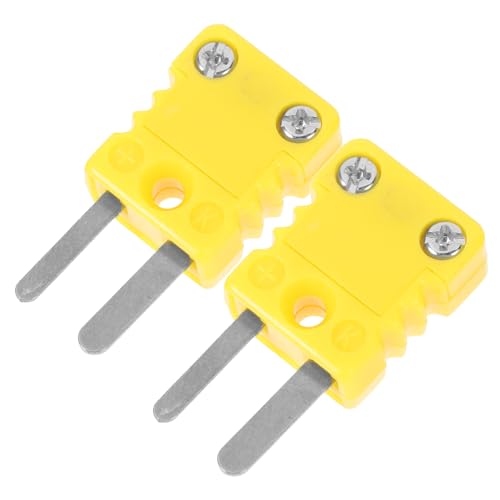 ABOOFAN 2 Stück K Type Thermocouple Adapter Kunststoff Thermoelement Stecker für Präzise Temperaturmessungen Leicht und Installieren für Professionelle Anwendungen ABOOFAN 2 Stück K Type Thermocouple Adapter Kunststoff Thermoelement Stecker für Präzise Temperaturmessungen Leicht und Installieren für Professionelle Anwendungen von ABOOFAN