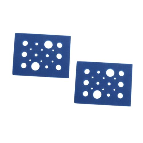 ABOOFAN 2 Stück Laborteströhrchenhalter aus Schaumstoff Stabiler Reagenzglasständer für Zentrifugen Wasserbadröhrchen Rutschfester Waschbarer Röhrenhalter für Wissenschaftliche von ABOOFAN