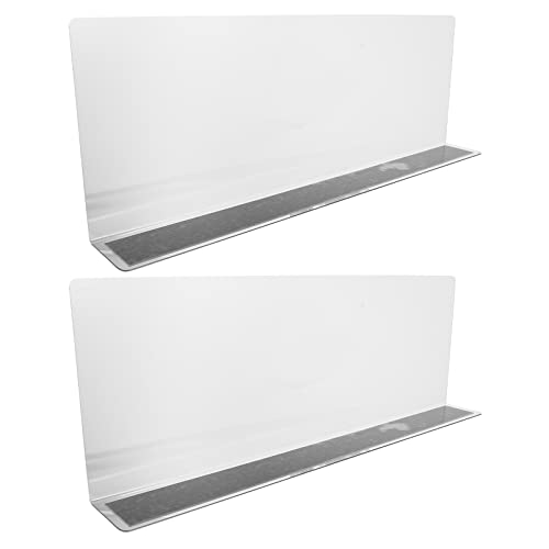 ABOOFAN 2stücke Teiliges Magnetische Regaltrennwände Für Supermärkte Förmige Trennwände Mit Magnet Für Organisation Von Regalen Und Warenpräsentation von ABOOFAN