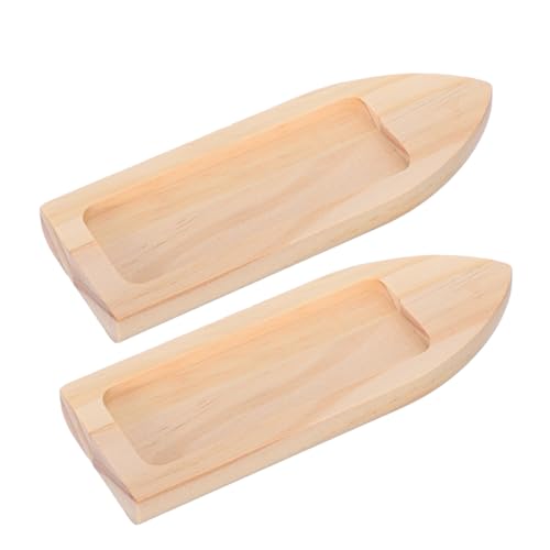 ABOOFAN 2 Stück Miniaturnes Holzkanu Modell Nautische für Regale Schreibtisch Wohnräume Detailgetreue Holzboot Dekoration ABOOFAN 2 Stück Miniaturnes Holzkanu Modell Nautische für Regale Schreibtisch Wohnräume Detailgetreue Holzboot Dekoration von ABOOFAN