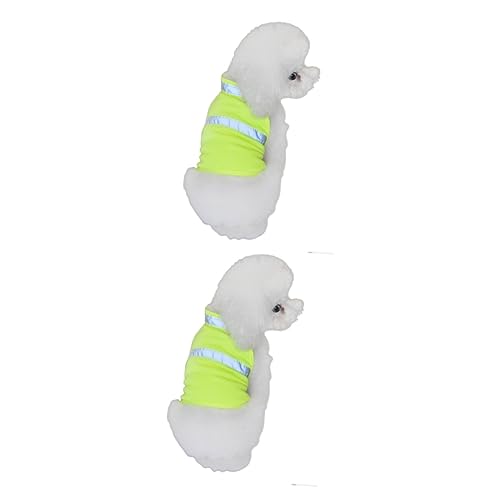 ABOOFAN 2stücke Hundeharnisch Für Reflektierende Weste Für Kleine Hunde Atmungsaktiv Und Leicht Für Joggen Und Outdoor-aktivitäten Fluoreszierendes Gelb s ABOOFAN 2stücke Hundeharnisch Für Reflektierende Weste Für Kleine Hunde Atmungsaktiv Und Leicht Für Joggen Und Outdoor-aktivitäten Fluoreszierendes Gelb s von ABOOFAN