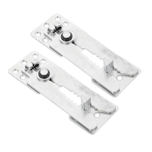 ABOOFAN 2 Stück Sofaverbinder aus Stabilem Multifunktionale Ecksofa verbindungsstücke Einfache Montage Ersatz für Couchverbindungen Silberne Möbelverbinder für Sektionalsysteme von ABOOFAN