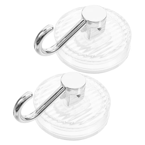 ABOOFAN 2 Stück Starker Transparenter Saugnapf Haken Vakuumdicht Kratzfrei Vielseitig für Bad Küche Tür zum Aufhängen von Handtüchern Taschen Mänteln Robust und Wiederverwendbar ABOOFAN 2 Stück Starker Transparenter Saugnapf Haken Vakuumdicht Kratzfrei Vielseitig für Bad Küche Tür zum Aufhängen von Handtüchern Taschen Mänteln Robust und Wiederverwendbar von ABOOFAN
