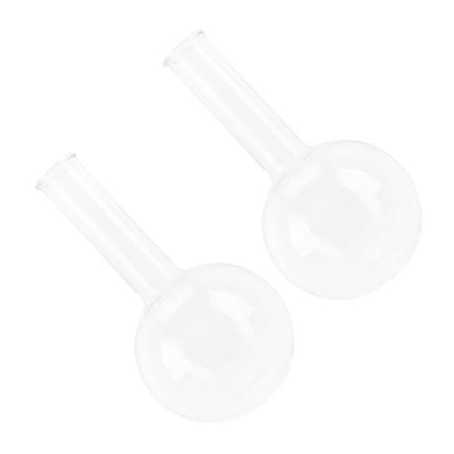 ABOOFAN 2 Stück Teiliges Labor Transparentes Glas Kolben für Chemie Experimente mit Glatter Oberfläche und Langem Hals für Forschungs und Lehrlabore ABOOFAN 2 Stück Teiliges Labor Transparentes Glas Kolben für Chemie Experimente mit Glatter Oberfläche und Langem Hals für Forschungs und Lehrlabore von ABOOFAN