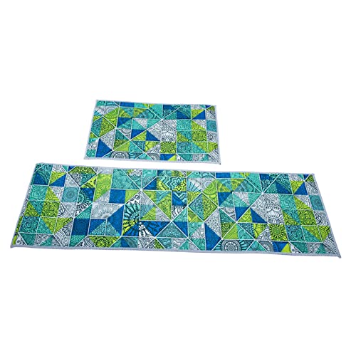 ABOOFAN 2 Stück Teiliges Marokkanische Fußmatte rutschfeste Eingangsmatte für Innenräume Geometrisches Design für Küche Bad und Flur ABOOFAN 2 Stück Teiliges Marokkanische Fußmatte rutschfeste Eingangsmatte für Innenräume Geometrisches Design für Küche Bad und Flur von ABOOFAN