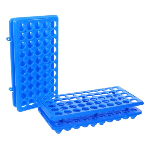 ABOOFAN 2 Stück Testrohrständer Stabiles Kunststoff-röhrenhalter mit Löchern Platzsparender Labororganizer für Wissenschaftliche Experimente Sicherer und Tragbarer Probenflaschenhalter ABOOFAN 2 Stück Testrohrständer Stabiles Kunststoff-röhrenhalter mit Löchern Platzsparender Labororganizer für Wissenschaftliche Experimente Sicherer und Tragbarer Probenflaschenhalter von ABOOFAN