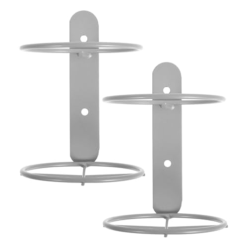 ABOOFAN 2stücke Wandmontierter Weinflaschenhalter Aus Metall Teiliges Elegantes Design Für Küche Und Bar Einfacher Montage-weinregal Für Stilvolle Flaschenpräsentation Und von ABOOFAN
