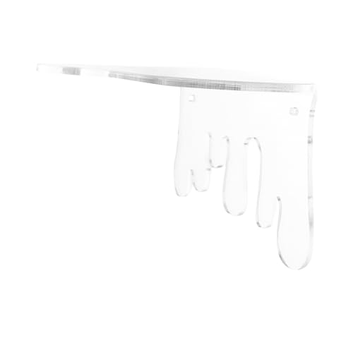 ABOOFAN 2 Stück Wandregale Schwimmende Regale für Vinylplatten und Fotobücher Transparente Aufbewahrungslösung für Wohndesign von ABOOFAN