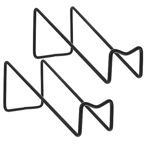 ABOOFAN 2 Stücke Weinflaschenhalter aus Metall Freistehendes Weinregal Platzsparend für Theke Modern und Robust für Zuhause Bars und Restaurants von ABOOFAN