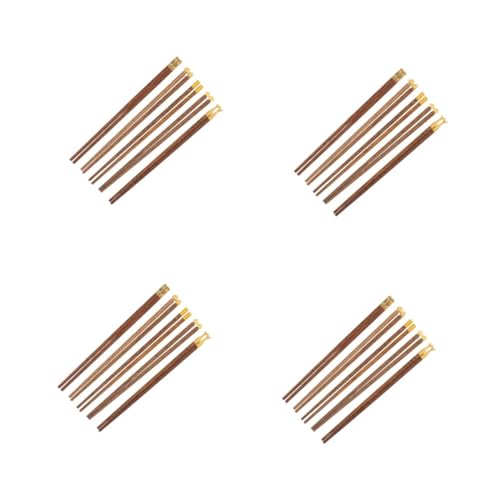 ABOOFAN 20 Paare Holz Hühnchen -Wenge -Essstäbchen Essstäbchen aus chinesischem Holz Camping -Stäbchen -Kit Zinklegierung Hellbraun ABOOFAN 20 Paare Holz Hühnchen -Wenge -Essstäbchen Essstäbchen aus chinesischem Holz Camping -Stäbchen -Kit Zinklegierung Hellbraun von ABOOFAN