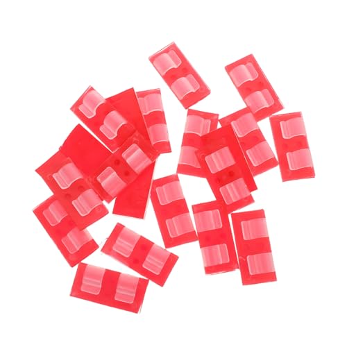 ABOOFAN 20 Stück Schwere Transparente Licht-haken mit Wetterfestem Klebeverschluss für Outdoor Lichterketten Dekorative Kabelhalter für Terrasse Garten Weihnachtsbeleuchtung von ABOOFAN