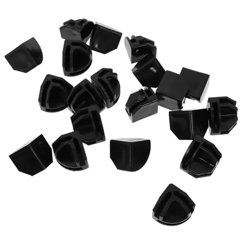 ABOOFAN 20 Stück Teiliges Abs Kunststoff Eckverbinder für Aufbewahrungsschränke und Drahtwürfel rutschfeste Steckverbindung Langlebig Kompatibel mit Modularen Regalsystemen Einfache von ABOOFAN