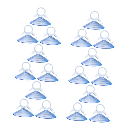 ABOOFAN 200 Stück Klare Kleine Saugnäpfe mit Löchern Langlebige Gummisauger für Autofenster Windschutzscheiben-sonnenschutz Glas und Badezimmer Tragbare Mini-sauger für Vielseitige von ABOOFAN