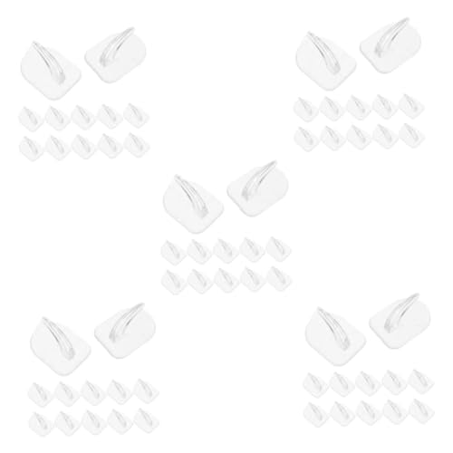 ABOOFAN 250 Stck. Kein Stanzen von klebrigen Haken transparenter selbstklebender Wandhaken Klebehaken aus Kunststoff Mini -Haken zum Aufhängen Stickease ABOOFAN 250 Stck. Kein Stanzen von klebrigen Haken transparenter selbstklebender Wandhaken Klebehaken aus Kunststoff Mini -Haken zum Aufhängen Stickease von ABOOFAN