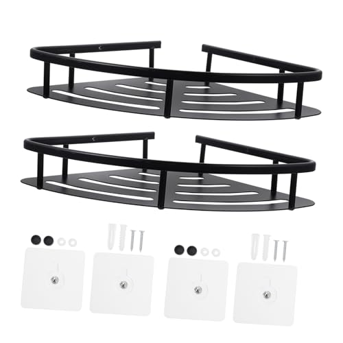 ABOOFAN 2Stücke Badezimmerregal Ohne Bohren Dreieckige Nagelfreie Ablage Aus Aluminium Für Wc Wandregal Zur Aufbewahrung Von Toilettenutensilien Und Duschzubehör ABOOFAN 2Stücke Badezimmerregal Ohne Bohren Dreieckige Nagelfreie Ablage Aus Aluminium Für Wc Wandregal Zur Aufbewahrung Von Toilettenutensilien Und Duschzubehör von ABOOFAN