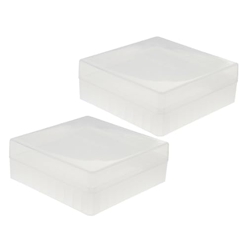 ABOOFAN 2er-Packung Gefrierröhrenbox Wanne Lagerbehälter Rohrgestell Aufbewahrungsboxen Für Gefrierschränke Testrohrregal Rohrhalter Aus Kunststoff Transparent Pp von ABOOFAN