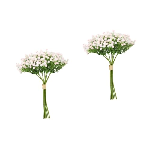 ABOOFAN 2st Künstliche Schleierkraut Pflanzt Blumen Rosenstrauß Blumengirlandendekorationen Blumenstraußfüller Für Zu Hause Weich-PVC Rosa Plastikblume Esstisch Brautjungfer ABOOFAN 2st Künstliche Schleierkraut Pflanzt Blumen Rosenstrauß Blumengirlandendekorationen Blumenstraußfüller Für Zu Hause Weich-PVC Rosa Plastikblume Esstisch Brautjungfer von ABOOFAN