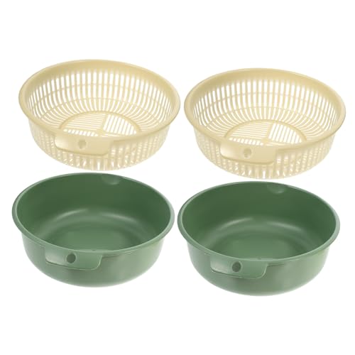 ABOOFAN 2st Zweistufiger Abtropfkorb Plastikfrucht Plastikkorb Runder Wäschekorb Mesh-sieb Waschsieb Küche Sieb Schüssel Doppellagiger Korb Waschen Abflusskorb Aus Kunststoff Für Obst ABOOFAN 2st Zweistufiger Abtropfkorb Plastikfrucht Plastikkorb Runder Wäschekorb Mesh-sieb Waschsieb Küche Sieb Schüssel Doppellagiger Korb Waschen Abflusskorb Aus Kunststoff Für Obst von ABOOFAN