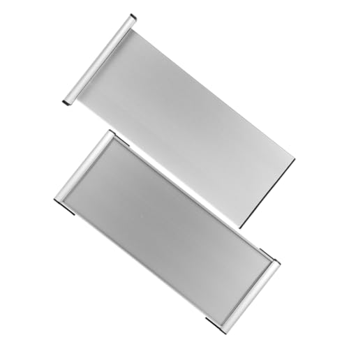 ABOOFAN 2stücke Türschildhalter Aus Aluminiumlegierung Doppelseitig Für Wand Und Tür Namensschildhalter Personalisierbar Büro Und Geschäftseinrichtungen ABOOFAN 2stücke Türschildhalter Aus Aluminiumlegierung Doppelseitig Für Wand Und Tür Namensschildhalter Personalisierbar Büro Und Geschäftseinrichtungen von ABOOFAN