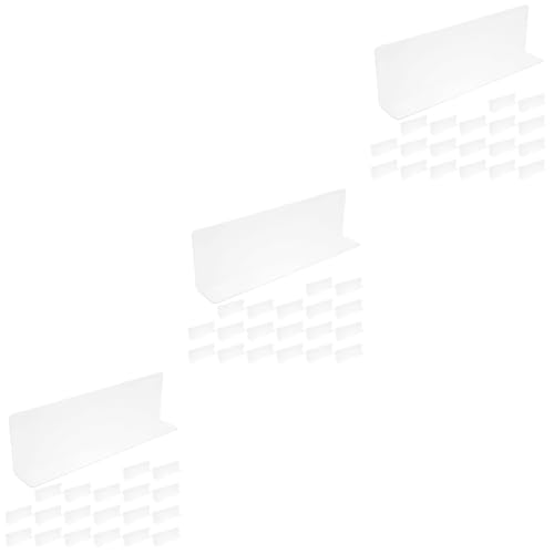 ABOOFAN 3 Sätze Klare Regalteiler Aus PVC Einfache Trennung Für Regale Und Langlebig Für Schrankorganisation Und Warenklassifizierung Ohne Magnet 20 Stück * 3 von ABOOFAN