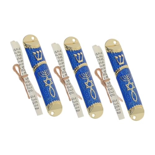 ABOOFAN 3sätze Menora Messianisches Siegel Gebets-Schutz Türdeko Katholische Judaica Jüdischer Chanukka-Dekoration Metall Für Chanukka Mizwa Religiöse Feiern ABOOFAN 3sätze Menora Messianisches Siegel Gebets-Schutz Türdeko Katholische Judaica Jüdischer Chanukka-Dekoration Metall Für Chanukka Mizwa Religiöse Feiern von ABOOFAN