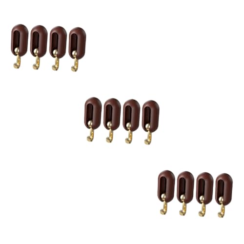 ABOOFAN 3 Sätze Wandhaken Pack Ausziehbar Und Drehbar Moderne Kleiderhaken Für Badezimmer Und Küche Platzsparend Für Jacken Schals Schlüssel Und Handtücher Installieren 4 Stück * 3 von ABOOFAN