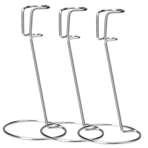 ABOOFAN 3 Stück Edelstahl Milchaufschäumer Ständer Küchenzubehör Stabiler Eierschläger Halter Multifunktional Rutschfest für Küchenarbeitsplatte von ABOOFAN