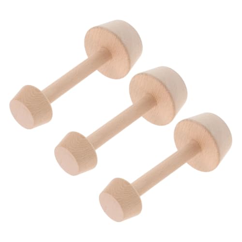 ABOOFAN 3 Stück Holz Tart Tamper Doppelseitig Nachhaltiges Holz Teigpressform Backwerkzeug für DIY Mini Käsekuchen Dessert Gebäckform Langlebig und Lebensmittelecht von ABOOFAN