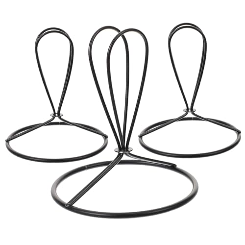 ABOOFAN 3 Stück Lampenschirm Adapter aus Robustem Fassungshalter für DIY Steh Tischlampen Stabiler Lampenschirm Halter für Wohnzimmer Schlafzimmer Schwarz von ABOOFAN