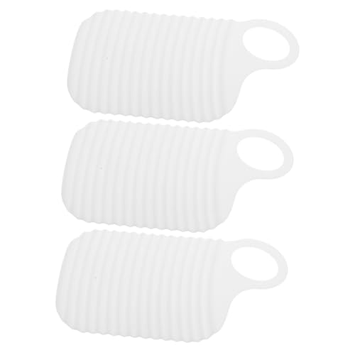 ABOOFAN 3 Stück Mini-waschbrett Mini -waschmaschine Tragbare Waschmaschine Kleines Waschbrett Waschmaschine Tragbar Unterlegscheiben Mini-wäschebrett Kleidung Von Hand Waschen Weiß Plastik von ABOOFAN