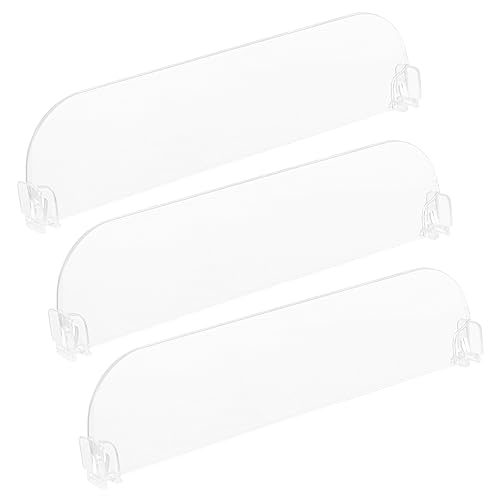 ABOOFAN 3 Stück PVC Regalteiler für Supermärkte Förmige Trennwände zur Warenklassifizierung für Geschäfte Blumenläden Bekleidungsgeschäfte und von ABOOFAN