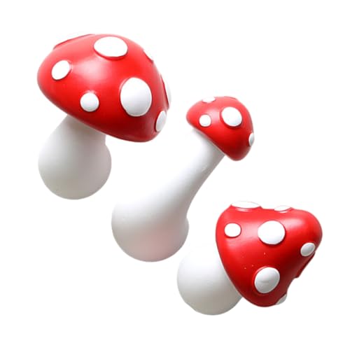 ABOOFAN 3 Stück Pilz Kühlschrankmagnete aus Langlebigem Resin Dekorative Rote Fridge Sticker für Küche und Büro Stabile Magnete zum Befestigen von Notizen und Fotos Verspieltes Design als ABOOFAN 3 Stück Pilz Kühlschrankmagnete aus Langlebigem Resin Dekorative Rote Fridge Sticker für Küche und Büro Stabile Magnete zum Befestigen von Notizen und Fotos Verspieltes Design als von ABOOFAN
